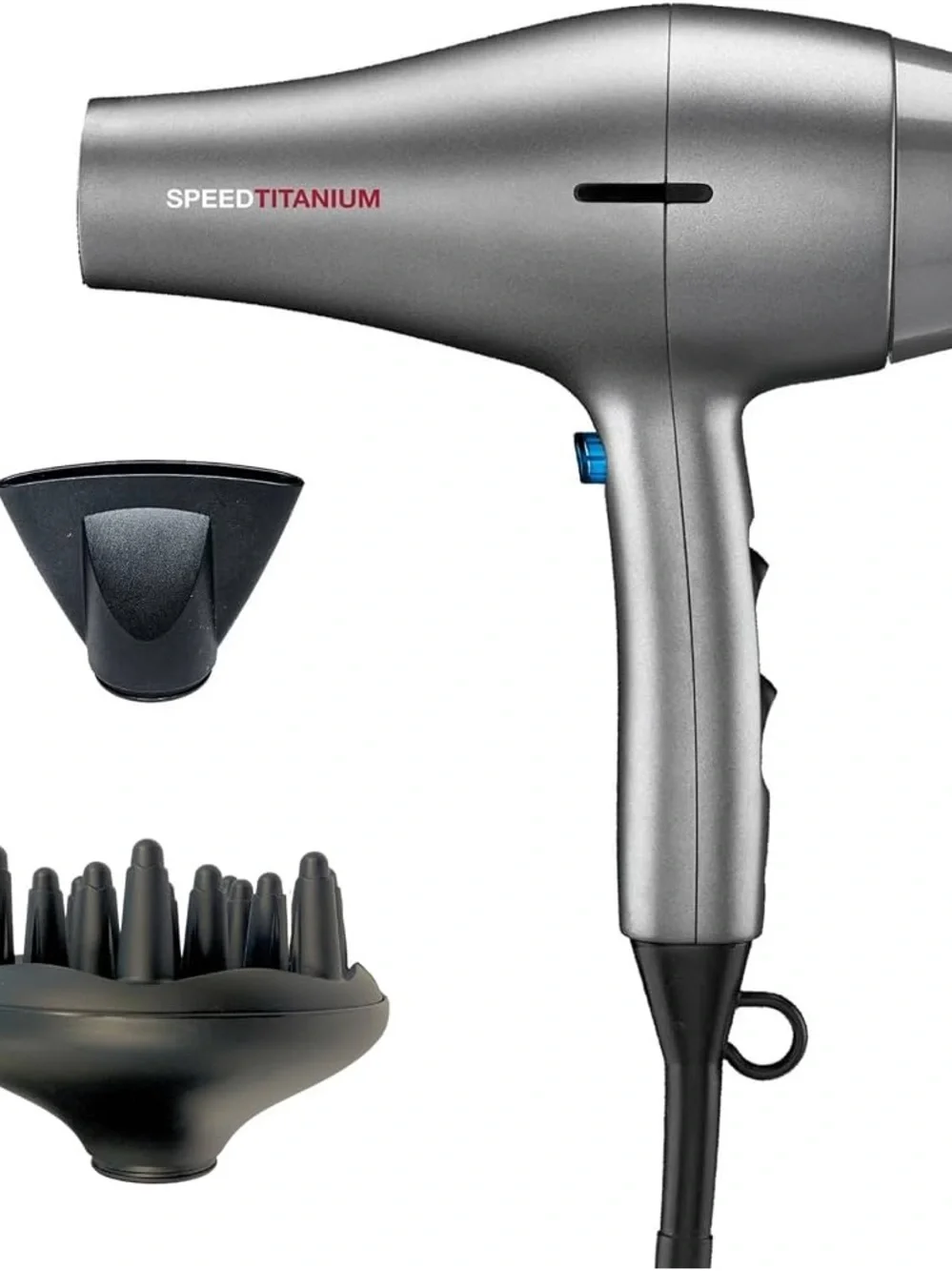 RUSK Pro Speed Titanium Hair Dryer - Silver